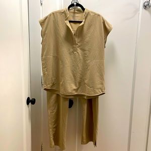 Figs Sand XL scrub pants